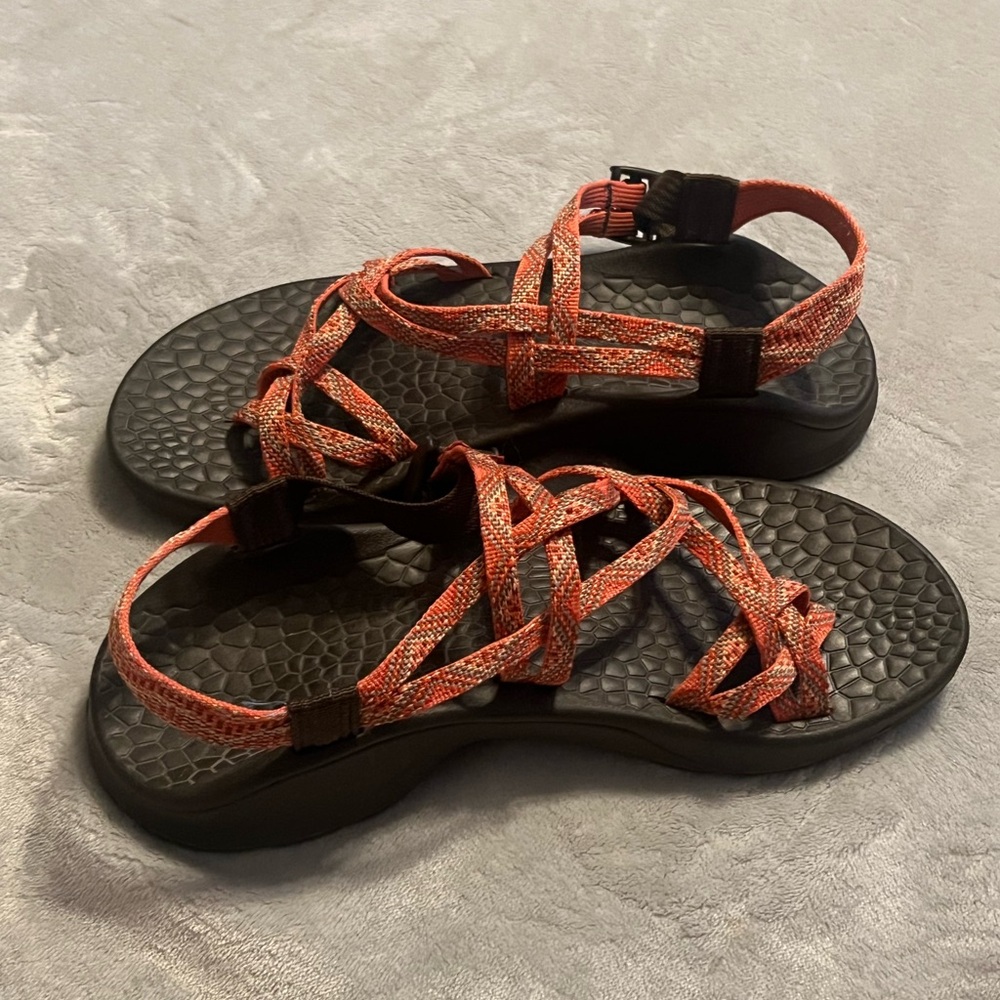 Chaco Women's Sandals - Black and Orange